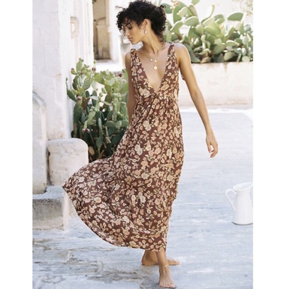 Faithful The Brand Opatija Midi Dress Size 4